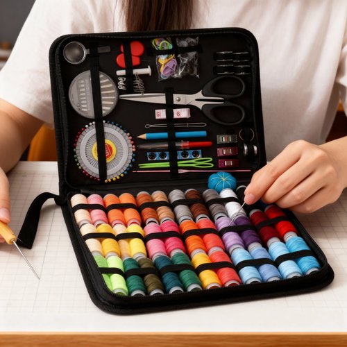 Sewing kit.