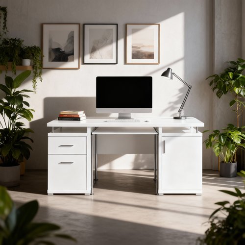 Wooden desk