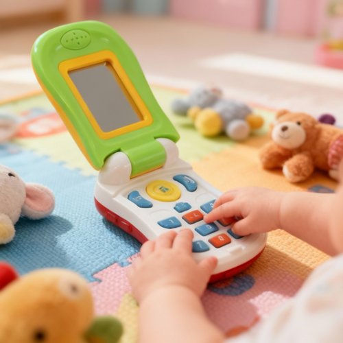 Musical phone playmat