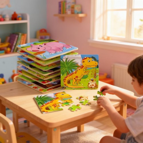 Wooden jigsaw puzzle