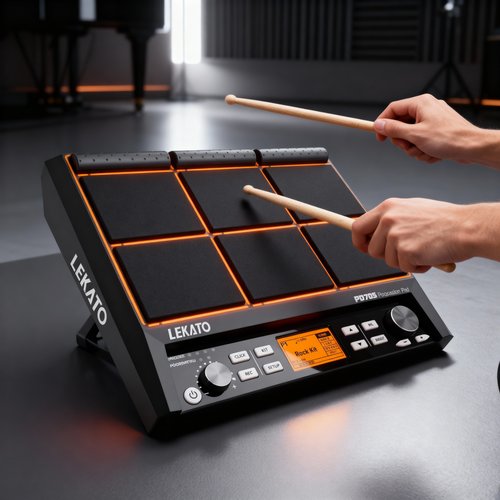 Electronic drum pad