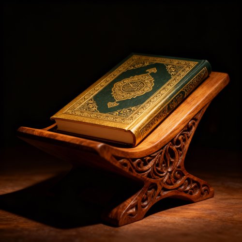 wooden book stand